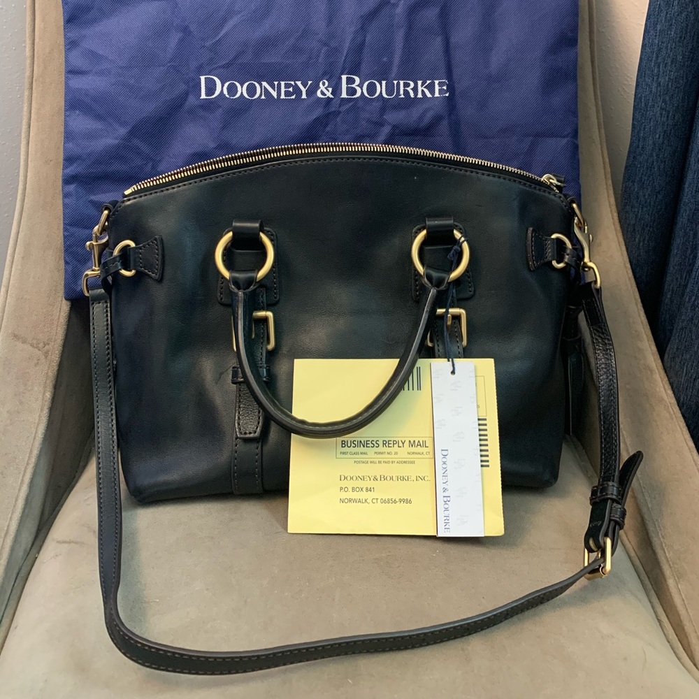 Dooney & Bourke Black Florentine Bristol